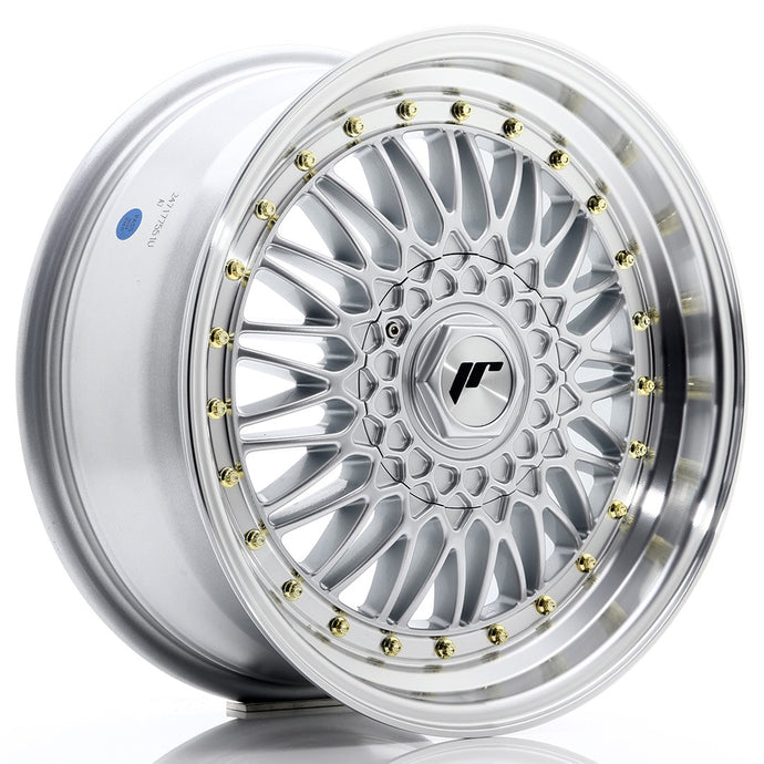 JR Wheels JR9 17x7,5 ET20 4x100/108 Silver w/Machined Lip