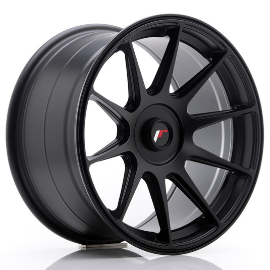 JR Wheels JR11 17x9 ET25-35 Blank Matt Black