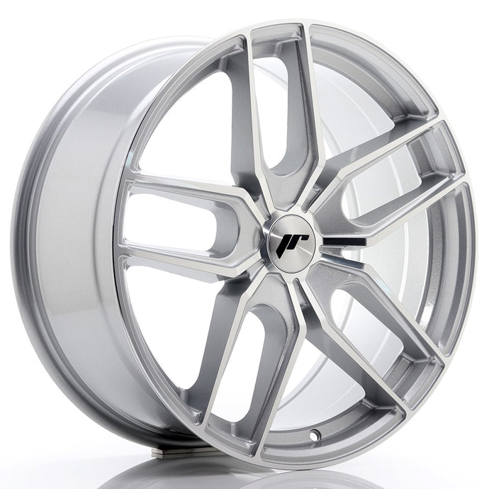 JR Wheels JR25 19x8,5 ET20-40 5H BLANK Silver Machined Face