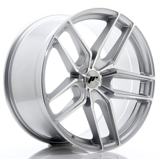 JR Wheels JR25 20x10 ET20-40 5H BLANK Silver Machined Face