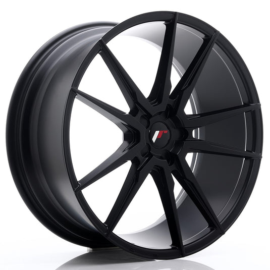 JR Wheels JR21 22x9 ET30-45 5H BLANK Matt Black