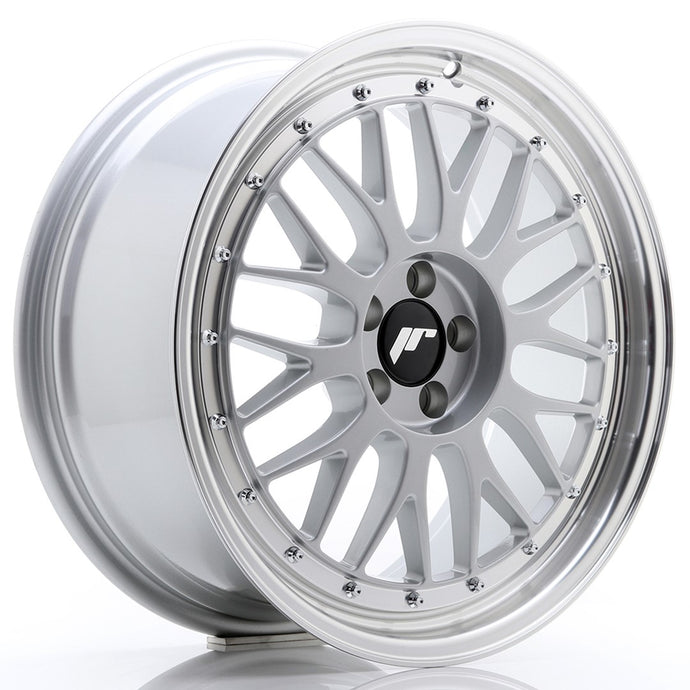 JR Wheels JR23 18x8 ET35 5x100 Hyper Silver w/Machined Lip