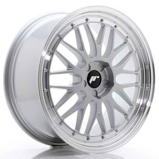 JR Wheels JR23 20x9 ET20-50 5H BLANK Hyper Silver w/Machined Lip