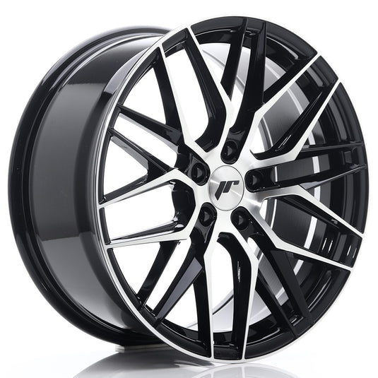 JR Wheels JR28 19x8,5 ET40 5x114,3 Gloss Black Machined Face