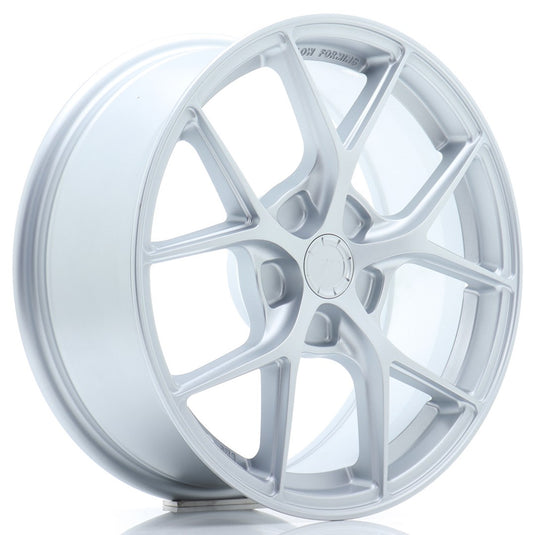 JR Wheels SL01 17x7 ET20-40 5H BLANK Matt Silver