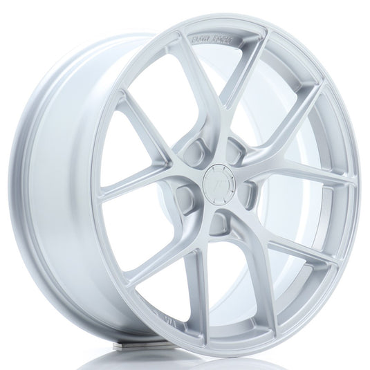 JR Wheels SL01 18x8 ET20-40 5H BLANK Matt Silver