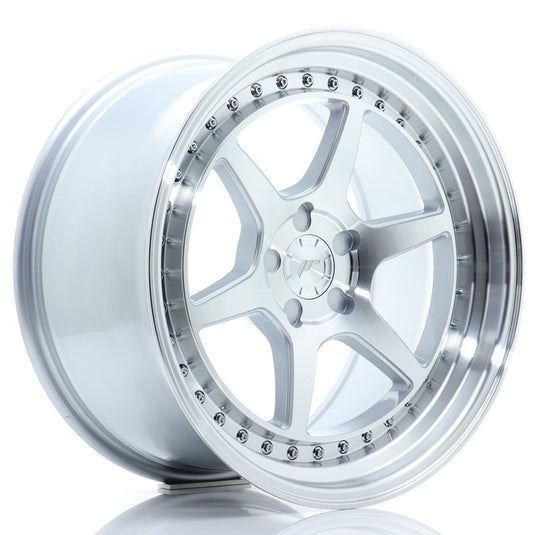 JR Wheels JR43 18x9,5 ET15-35 5H BLANK Silver w/Machined Face