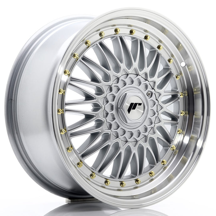 JR Wheels JR9 18x8 ET35 5x112/120 Silver w/Machined Lip