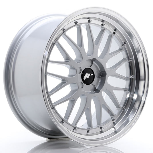 JR Wheels JR23 20x10 ET38 5x120 Hyper Silver w/Machined Lip