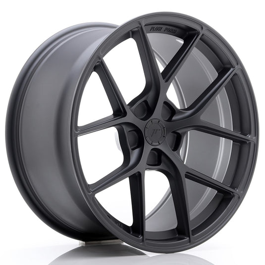 JR Wheels SL01 19x9 ET20-35 5H BLANK Matt Gun Metal