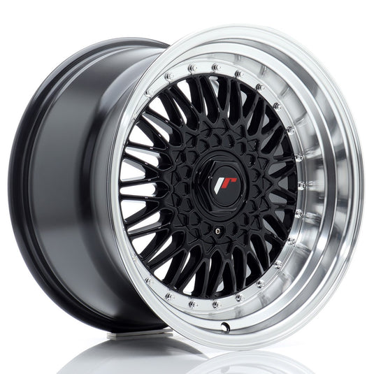 JR Wheels JR9 17x10 ET20 5x112/120 Gloss Black w/Machined Lip